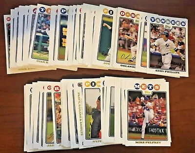 2008 Topps Gold Foil Baseball Parallel Insert RC Update - You Pick - FREE SHIP • $1