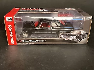 Auto World 1/18 1966 Chevrolet Biscayne Nickey 30th Anniversary • $110