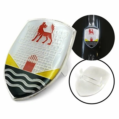 $41.61 • Buy Volkswagen Emblem Badge Hood Wolfsburg Type1 Beetle YELLOW,1953 Thru 1962 VW
