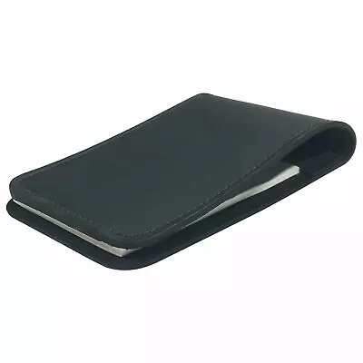 Memo Book Cover Scratch Pad Holder 3  X 5  Solid Thick Leather Pocket Notebook • $14.99