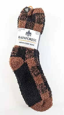 Rainforest Men's Fuzzy Cozy Socks 3 Pack  Shoe Size 6-12 NWT • $7.97