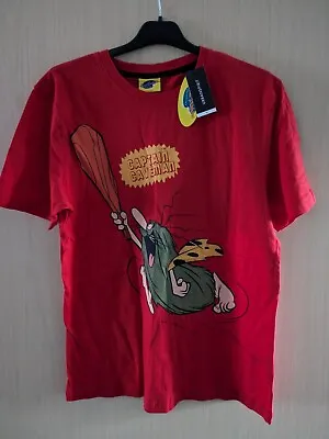 Vintage Urban Spirit/Peacocks Captain Caveman T-shirt Adults Medium BNWT • £10