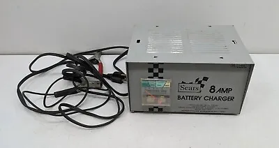 Vintage Sears 8 Amp 6-12 Volt Battery Charger 934.718440 Home Mechanic Tool • $44.95