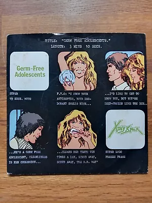 X - RAY SPEX Germ Free Adolescents 1978 7  Single 1ST PRESSING INT 573 EX/VG+ • £38.50