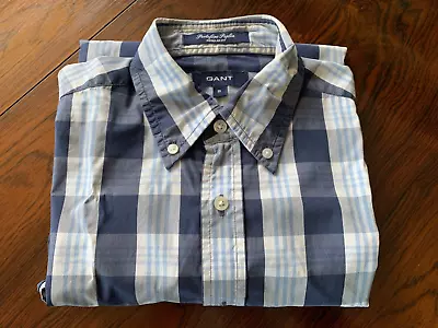 Men's GANT Shirt (Dealmaker Poplin) - Size: Small - Casual Fit • £4.95