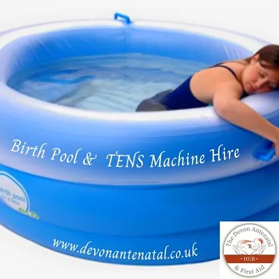 £175 • Buy REGULAR Birth Pool In A Box & TENS Machine & CUB Birthing Chair 4 Week HIRE