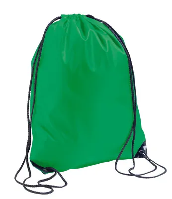 $12.43 • Buy KELLY IRISH GREEN Draw String Gym Sack PE Shoe Dance Rucksack Swim Bag