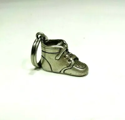 Vintage Baby Shoe Toddler Child First Shoe Pendant Charm Sterling Silver 925 • $14.98