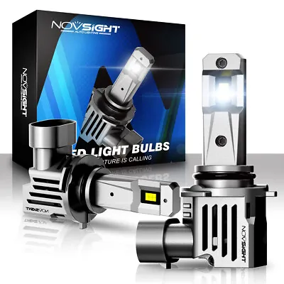 NOVSIGHT 9006 HB4 Headlight Globe Light LED 6500K High Low Beam Bulb Kit 18000LM • $35.99