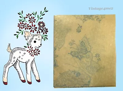 1950s Vintage Vogart Embroidery Transfer 614 Uncut Charming Lamb Pillowcases • $12.95