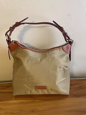 Dooney & Bourke Large Erica Women's Hobo Bag - Khaki Nylon • $60