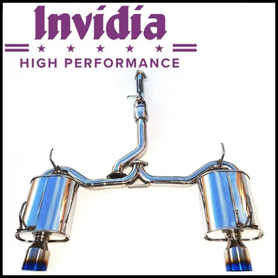 Invidia Q300 Cat-Back Exhaust System W/ Titanium Tips Fits 2000-2009 Honda S2000 • $794.81