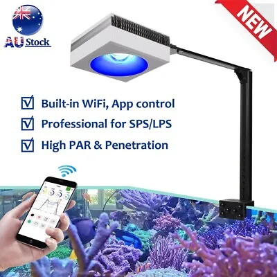 PopBloom RL90 WiFi Marine Led Aquarium Light LED Reef Coral Lamp With Arm Kit • $289.52