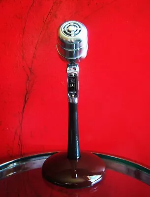 Vintage 1950's Electro Voice 630 Dynamic Microphone W Astatic E6G Stand Display • $115