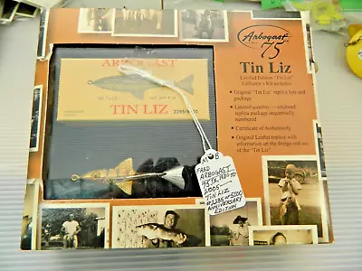 Vintage Arbogast 75th Anniversary Edition Tin-Liz Fishing Lure (New Old Stock) • $9.99