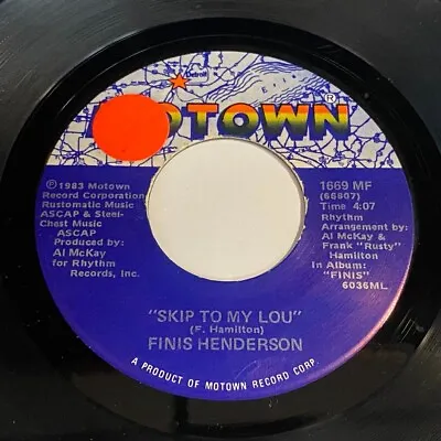 Modern Soul Boogie - Finis Henderson - Skip To My Lou / I'd Rather Be Gone 45 • $14.99