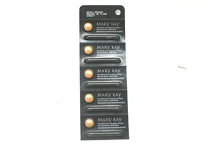 Mary Kay Sample Lot Nourish Plus Lip Gloss Beach Bronze 048017 5 Pc • $9.95
