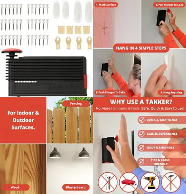 Takker® Easy One-Step Picture Frame Hanging Tool Kit - No Takker  • £38.53