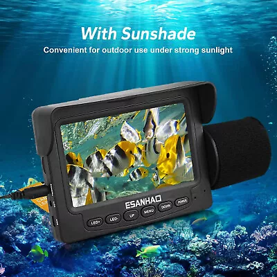 Underwater Fishing Camera4.3 Inch Fishing Camera15m Portable Fish Finder 2219 • $68