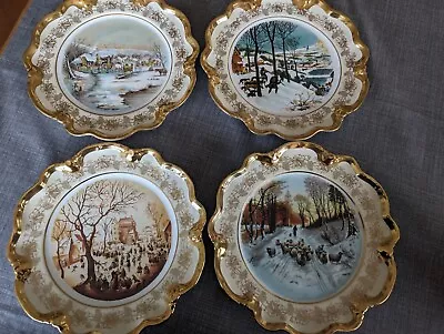 Set Of 4 Coalport Limited Edition Plates  9  Diameter • £30