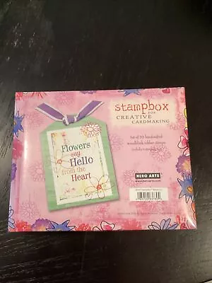 Hero Arts Rubber Stamps 20 STAMPBOX BLOSSOMS GARDEN FLOWERS ROSE DAISY BOTANICAL • $8