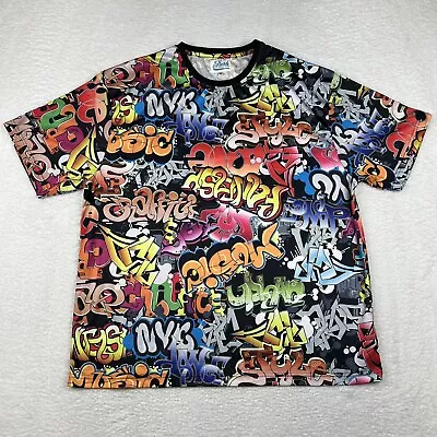 Fresh Prince Of Bel Air Shirt Mens 4XL 90s Graffiti Print Short Sleeve Tee VTG • $24.88