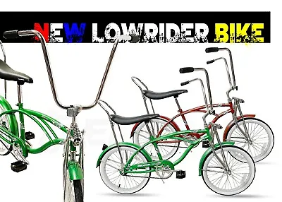 20  Hero Lowrider  Bicycle Springer End Fork Rise Handlebar Classic Cruiser Gift • $245.99