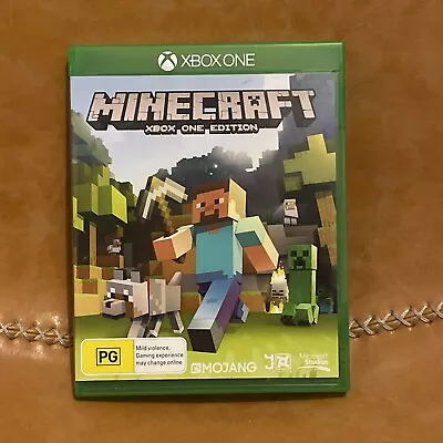 Minecraft Xbox One Edition Game Mojang PG Very Good Condition • $18.50