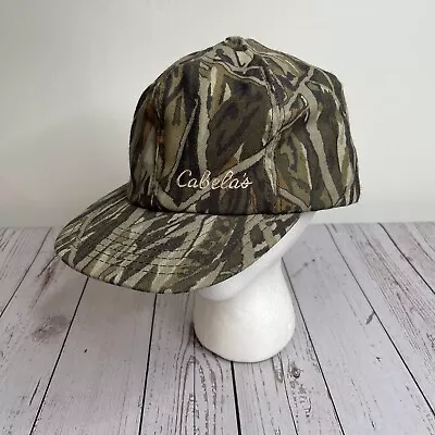 Vintage Cabelas Camo 3M Winter Hunting Hat With Ear Flap Made In USA Size Large • $19.95