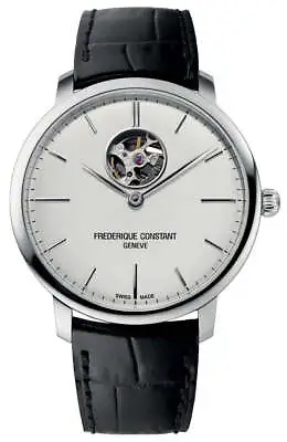 $1299 • Buy Frederique Constant Slimline Heart Beat Automatic Leather Mens Watch FC-312S4S6