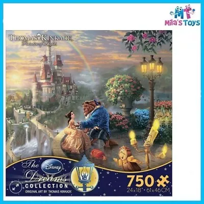 Disney Beauty And The Beast Falling In Love Puzzle By Thomas Kinkade Brand New • $45.95