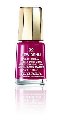 Mavala Free-of-12 Harmful Ingred Mini Nail Polish New Delhi Burgundy Wine Maroon • $8