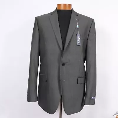 $69.99 • Buy New Modern Mens 44L Gray 2 Button Blazer Sport Coat Jacket 