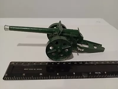 Vintage Britains Diecast Toy 4.7”Naval Gun No.9730 1:32 Scale Military Cannon • £6.99