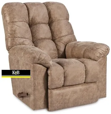 La-Z-Boy Fawn Beige Rocker Recliner Lazy Boy Chair Arm Chairs Lazyboy Recliners • $1279.95