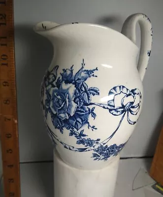 Antique Fenton James Kent England Large Pitcher Jug Garland Pattern C1890s 7   • £38