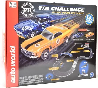 Hobbies T/A Challenge Mustang VS Camaro HO Scale Slot Car Race Set CP7973 • $137.99