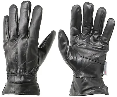  Men's Genuine Leather Winter Warm Gloves 3M Thinsulate Insulated Fur Lined NEW • $19.99
