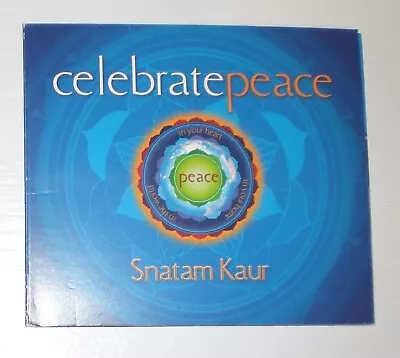 Celebrate Peace By Snatam Kaur - New Age Relaxation Meditation - Music Audio Cd • $2.20