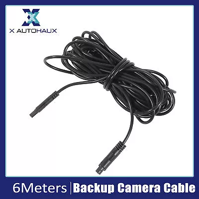 4 Pin 20ft 6m Backup Camera Extension Cable Dash Camera Cord Wires For Car • £10.84