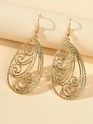 $1.99 • Buy Elegant Retro Boho Drop Earrings Gorgeous Holiday Jewellery Chic Party Gifts