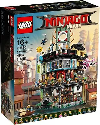  LEGO Ninjago Movie NINJAGO City (70620) ✅ BRAND NEW ✅ FREE Shipping • $1249.99