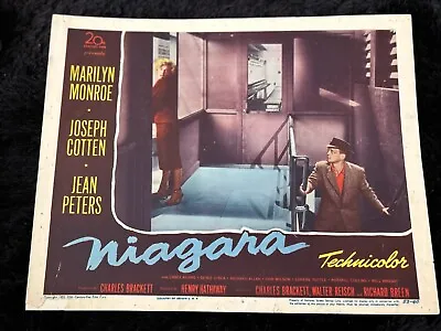 Original NIAGARA 1953 Movie Lobby Card #5 Marilyn Monroe-Tom Ewell -Joe Cotton • $106.25