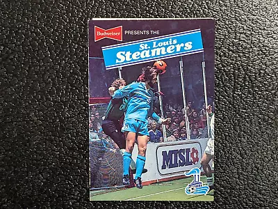 St. Louis Steamers 1983- 1984 Pocket Schedule Budweiser MISL • $2