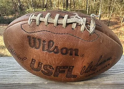 Vintage 1980’s Wilson Usfl Official Football Chet Simmons As Is • $85