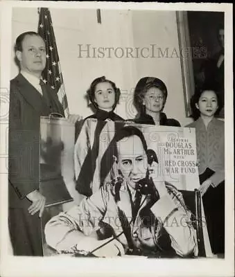 1942 Press Photo  Gen. Douglas MacArthur Week  Inauguration Ceremonies New York • $19.88