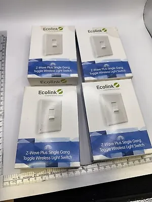 4 PCS TLS-ZWAVES ZWAVE Plus Smart Switch Ecolink Lighting Control • $22.99