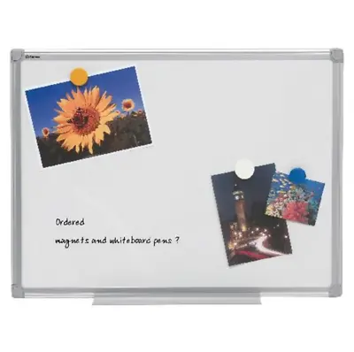 Banner Magnetic 1200 X 900mm Drywipe Noticeboard / White Board Free Next Day Del • £44.95