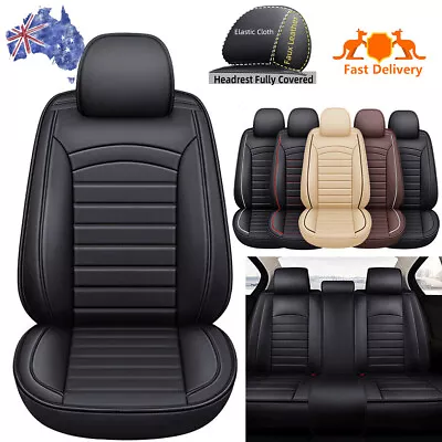 Full Set Car Leather Seat Covers For Mazda 2 3 6 CX Front Split Bench Cushions • $99.74