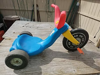 Vintage Marx Big Wheel Mini Plastic Kid's Tricycle Bike 24  X 17  1970's  • $69.99